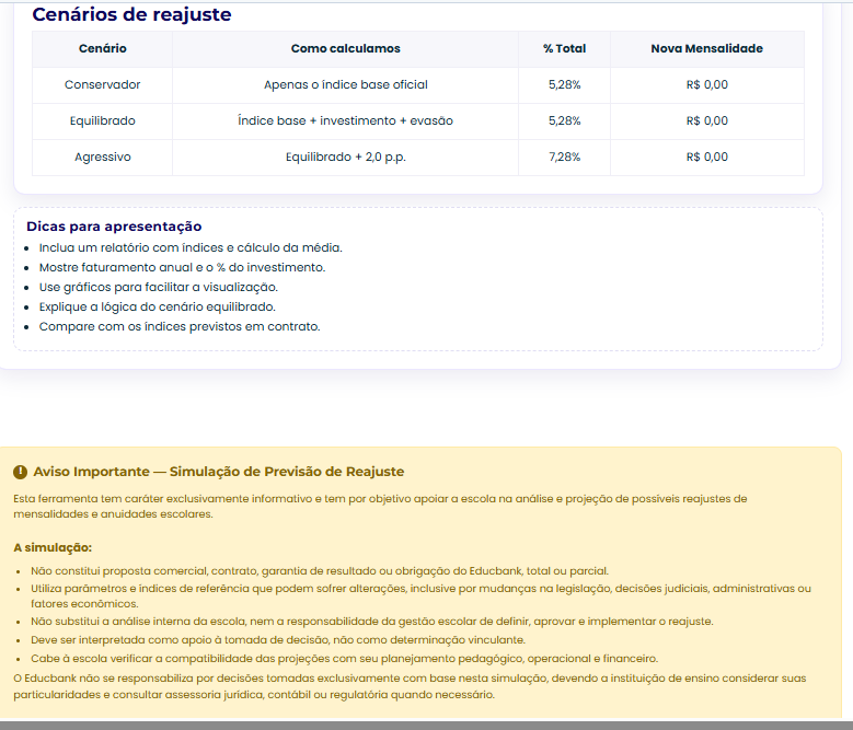Demonstração da calculadora - Tela 2